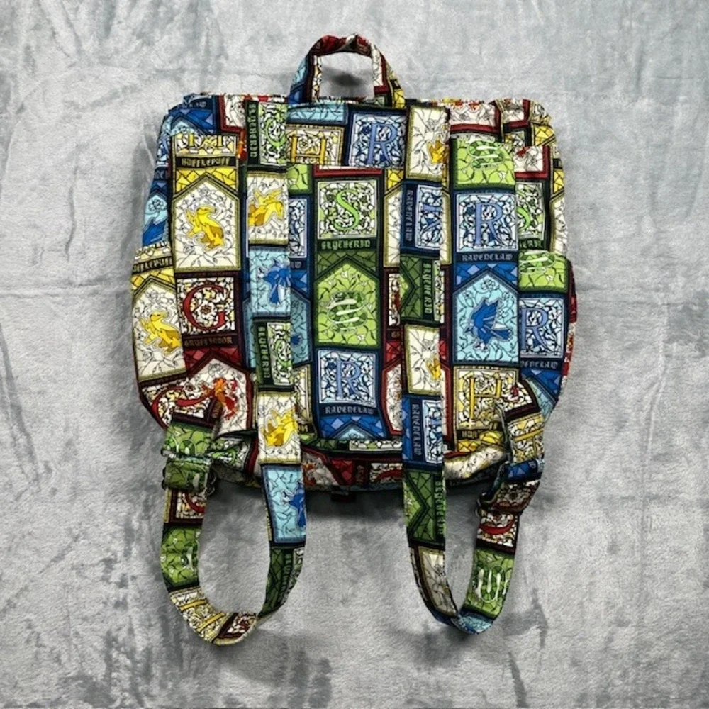Lara Howe Designs Handmade Harry Potter Hogwarts Backpack with Gryffinoor Patch